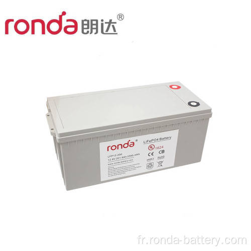 12.8V 201.6AH 2,5kwh Lifepo4 Batterie SLA Remplacement de la batterie